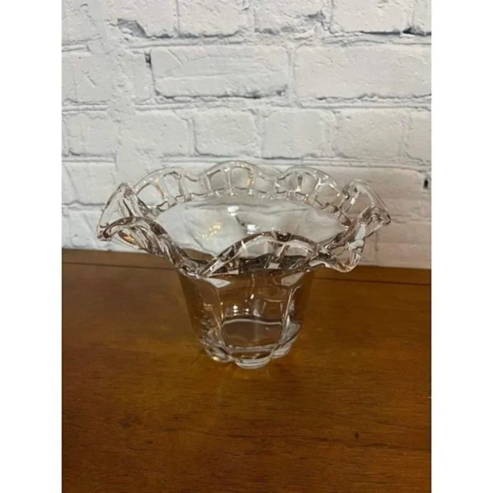 Vintage Duncan Miller Lace Edge Bowl Centerpiece - Picture 2 of 7
